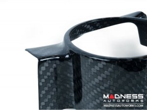 FIAT 500 ABARTH Boost Gauge Trim Piece - Carbon Fiber 